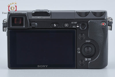 【中古】SONY ソニー α NEX-7 ブラック ミラーレス一眼カメラ シャッター回数僅少 多言語対応