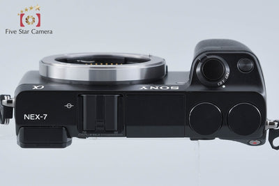 【中古】SONY ソニー α NEX-7 ブラック ミラーレス一眼カメラ シャッター回数僅少 多言語対応