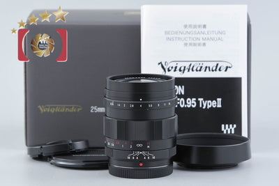 【中古】Voigtlander フォクトレンダー NOKTON 25mm f/0.95 Type II マイクロフォーサーズ用 元箱付き