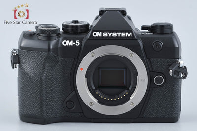 【中古】OM SYSTEM (OLYMPUS) オーエム システム OM-5 Mark II ブラック ミラーレス一眼カメラ シャッター回数僅少