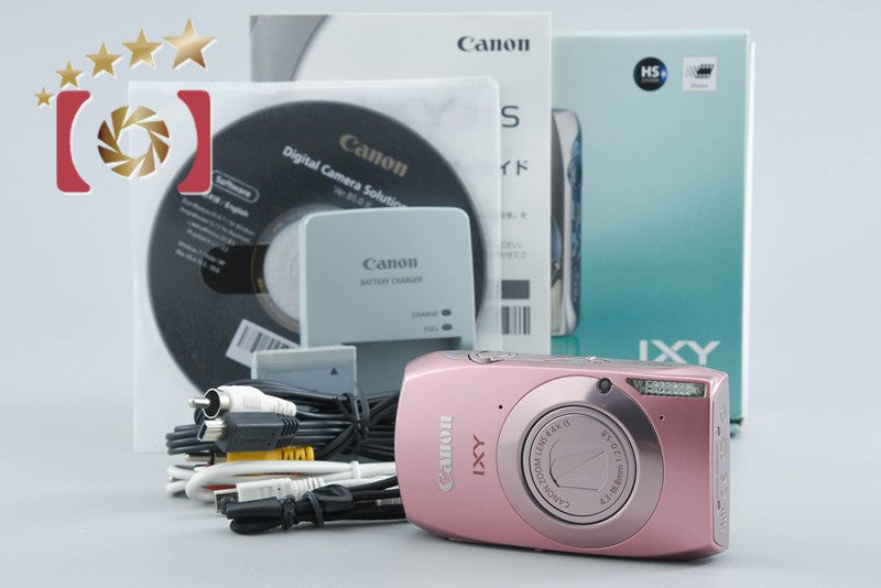 【中古】Canon キヤノン IXY 31S ピンク コンパクトデジタルカメラ 元箱付き