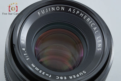 【中古】FUJIFILM 富士フイルム XF 35mm f/1.4 R 元箱付き