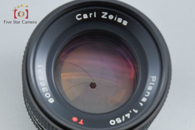 【中古】CONTAX コンタックス Carl Zeiss Planar 50mm f/1.4 T* AEJ