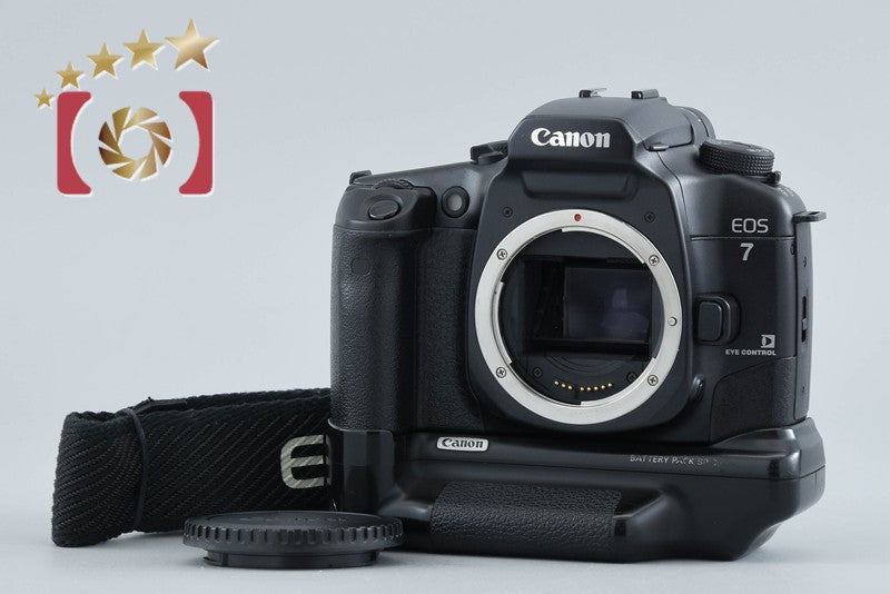 【中古】Canon キヤノン EOS 7 + BP-300 バッテリーパック