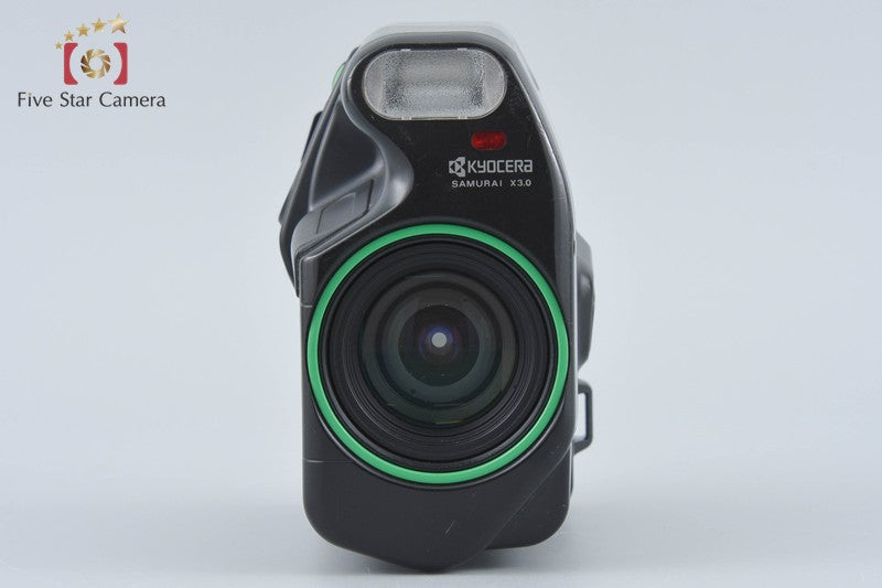 中古】KYOCERA 京セラ SAMURAI X3.0 グリーン コンパクトフィルム