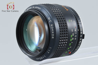 【中古】MINOLTA ミノルタ MC ROKKOR 85mm f/1.7