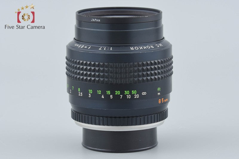 中古】MINOLTA ミノルタ MC ROKKOR 85mm f/1.7 – Five Star Camera