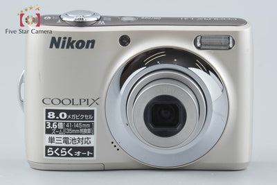 【中古】Nikon ニコン COOLPIX L21 シルバー コンパクトデジタルカメラ