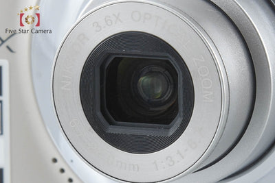 【中古】Nikon ニコン COOLPIX L21 シルバー コンパクトデジタルカメラ