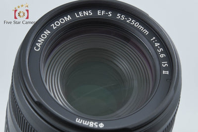 【中古】Canon キヤノン EF-S 55-250mm f/4-5.6 IS II