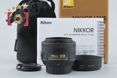 【中古】Nikon ニコン AF-S DX NIKKOR 35mm f/1.8 G 元箱付き
