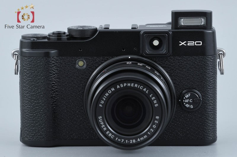 中古】FUJIFILM 富士フイルム X20 ブラック コンパクトデジタルカメラ
