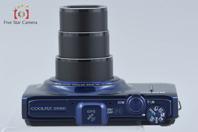 【中古】Nikon ニコン COOLPIX S9300 ネイビーブルー コンパクトデジタルカメラ 元箱付き