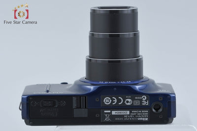 【中古】Nikon ニコン COOLPIX S9300 ネイビーブルー コンパクトデジタルカメラ 元箱付き