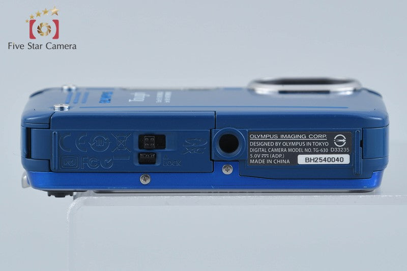 中古】OLYMPUS オリンパス Stylus TG-630 Tough ブルー コンパクト