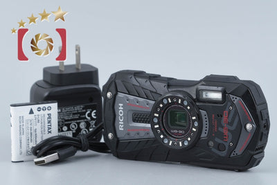 【中古】RICOH リコー PENTAX ペンタックス WG-30 ブラック 防水アクションカメラ