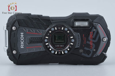 【中古】RICOH リコー PENTAX ペンタックス WG-30 ブラック 防水アクションカメラ