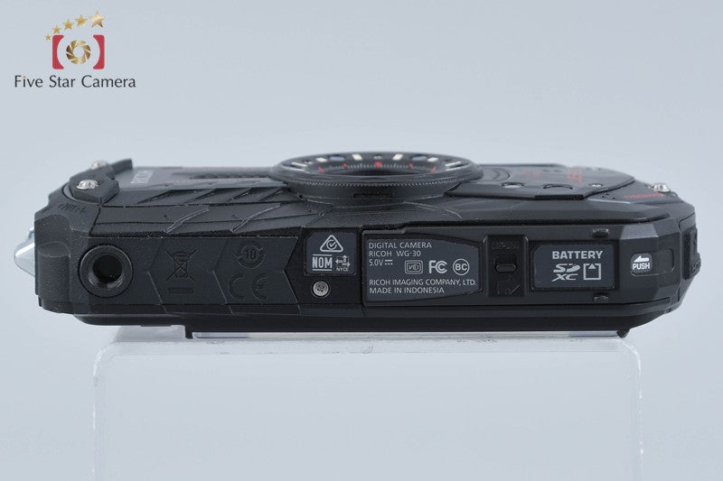 中古】RICOH リコー PENTAX ペンタックス WG-30 ブラック 防水