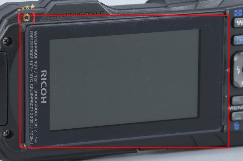 中古】RICOH リコー PENTAX ペンタックス WG-30 ブラック 防水