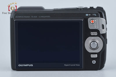 【中古】OLYMPUS オリンパス TOUGH TG-820 ブラック 防水デジタルカメラ シャッター回数僅少 元箱付き