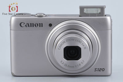 【中古】Canon キヤノン PowerShot S120 シルバー コンパクトデジタルカメラ