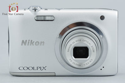 【中古】Nikon ニコン COOLPIX A100 シルバー コンパクトデジタルカメラ 元箱付き