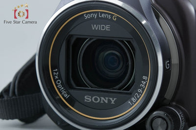 【中古】SONY ソニー ハンディカム HDR-PJ630V ブラウン デジタルビデオカメラ 元箱付き