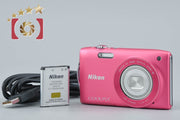 【中古】Nikon ニコン COOLPIX S3300 ストロベリーピンク コンパクトデジタルカメラ