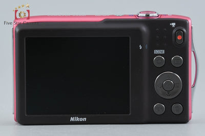 【中古】Nikon ニコン COOLPIX S3300 ストロベリーピンク コンパクトデジタルカメラ