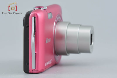 【中古】Nikon ニコン COOLPIX S3300 ストロベリーピンク コンパクトデジタルカメラ