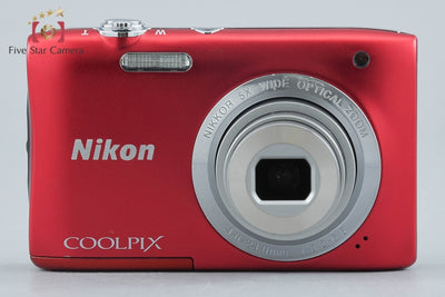 【中古】Nikon ニコン COOLPIX S2900 レッド コンパクトデジタルカメラ
