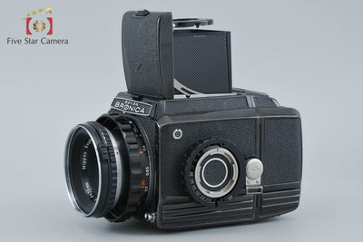【中古】ZENZA BRONICA ゼンザブロニカ S2 後期 ブラック + Nikon NIKKOR-P 75mm f/2.8