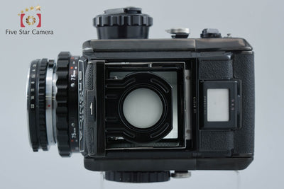 【中古】ZENZA BRONICA ゼンザブロニカ S2 後期 ブラック + Nikon NIKKOR-P 75mm f/2.8