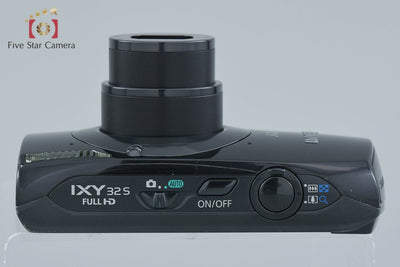 【中古】Canon キヤノン IXY 32S ブラック コンパクトデジタルカメラ 元箱付き