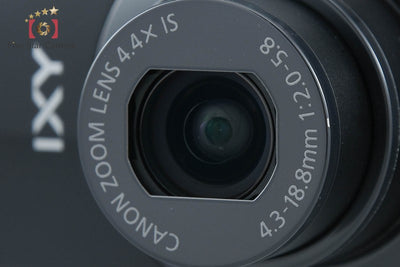 【中古】Canon キヤノン IXY 32S ブラック コンパクトデジタルカメラ 元箱付き