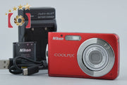 【中古】Nikon ニコン COOLPIX S210 レッド コンパクトデジタルカメラ