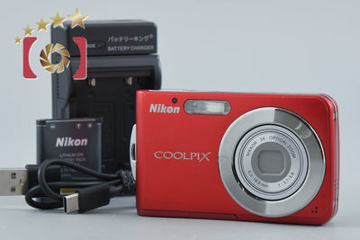 【中古】Nikon ニコン COOLPIX S210 レッド コンパクトデジタルカメラ