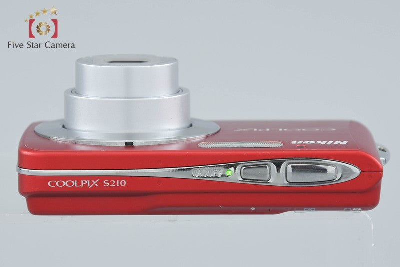中古】Nikon ニコン COOLPIX S210 レッド コンパクトデジタルカメラ
