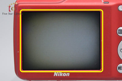 【中古】Nikon ニコン COOLPIX S210 レッド コンパクトデジタルカメラ