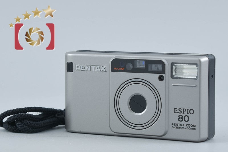 【中古】PENTAX ペンタックス ESPIO 80 シルバー コンパクトフィルムカメラ
