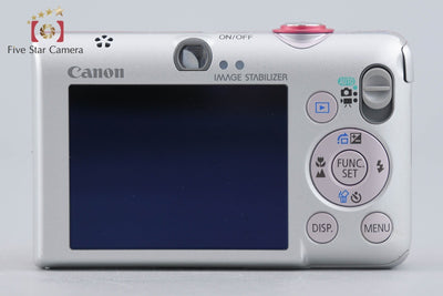 【中古】Canon キヤノン IXY Digital 110 IS レッド コンパクトデジタルカメラ 元箱付き