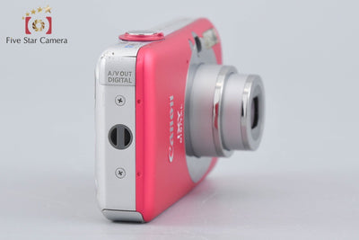【中古】Canon キヤノン IXY Digital 110 IS レッド コンパクトデジタルカメラ 元箱付き
