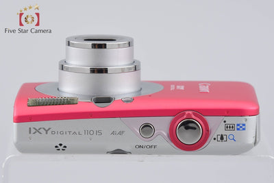 【中古】Canon キヤノン IXY Digital 110 IS レッド コンパクトデジタルカメラ 元箱付き