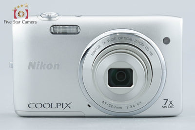 【中古】Nikon ニコン COOLPIX S3500 クリスタルシルバー コンパクトデジタルカメラ