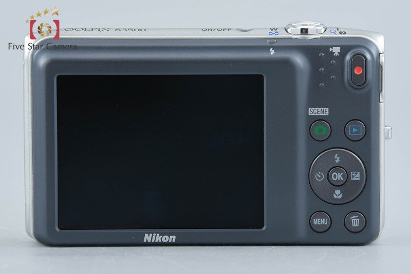中古】Nikon ニコン COOLPIX S3500 クリスタルシルバー コンパクト