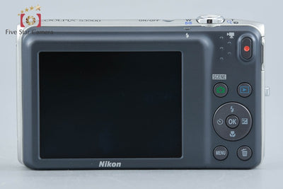 【中古】Nikon ニコン COOLPIX S3500 クリスタルシルバー コンパクトデジタルカメラ