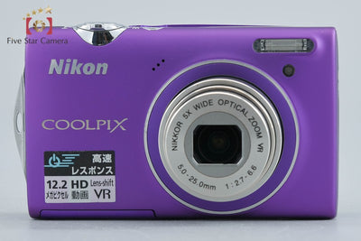 【中古】Nikon ニコン COOLPIX S5100 ライトパープル コンパクトデジタルカメラ