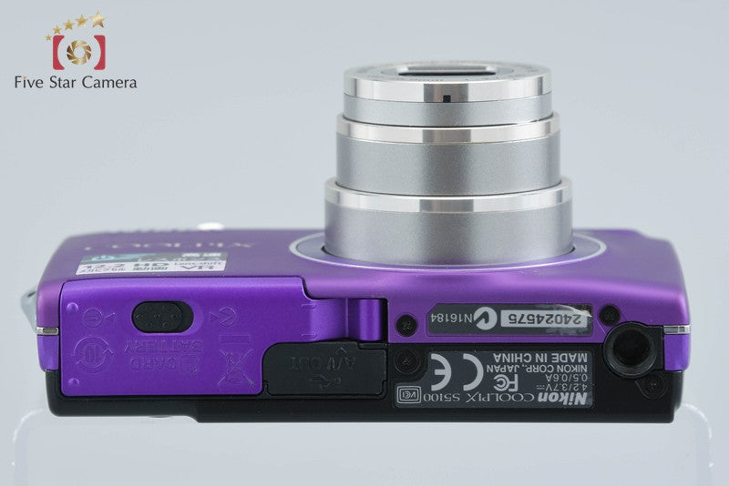 中古】Nikon ニコン COOLPIX S5100 ライトパープル コンパクトデジタル