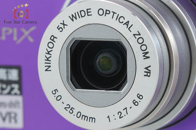 【中古】Nikon ニコン COOLPIX S5100 ライトパープル コンパクトデジタルカメラ