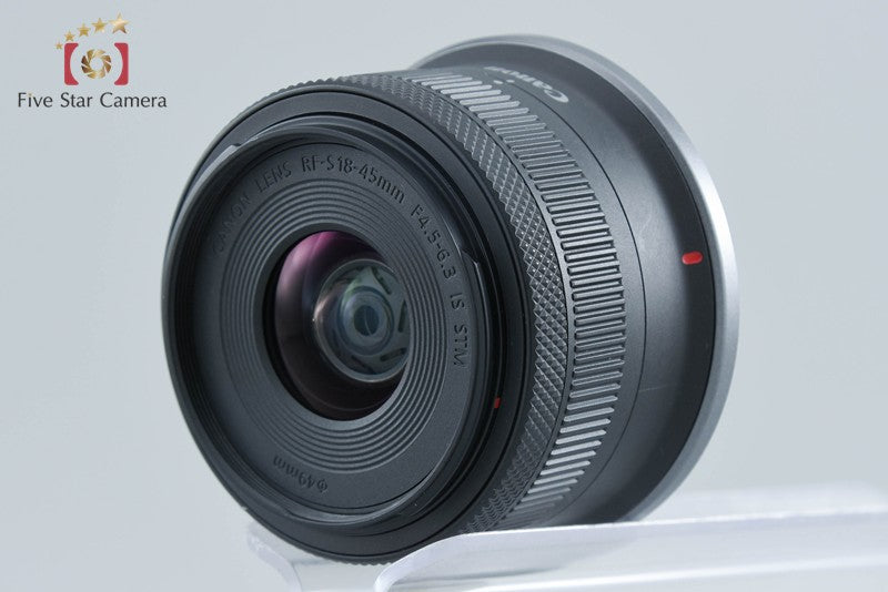 中古】Canon キヤノン RF-S 18-45mm f/4.5-6.3 IS STM ブラック – Five